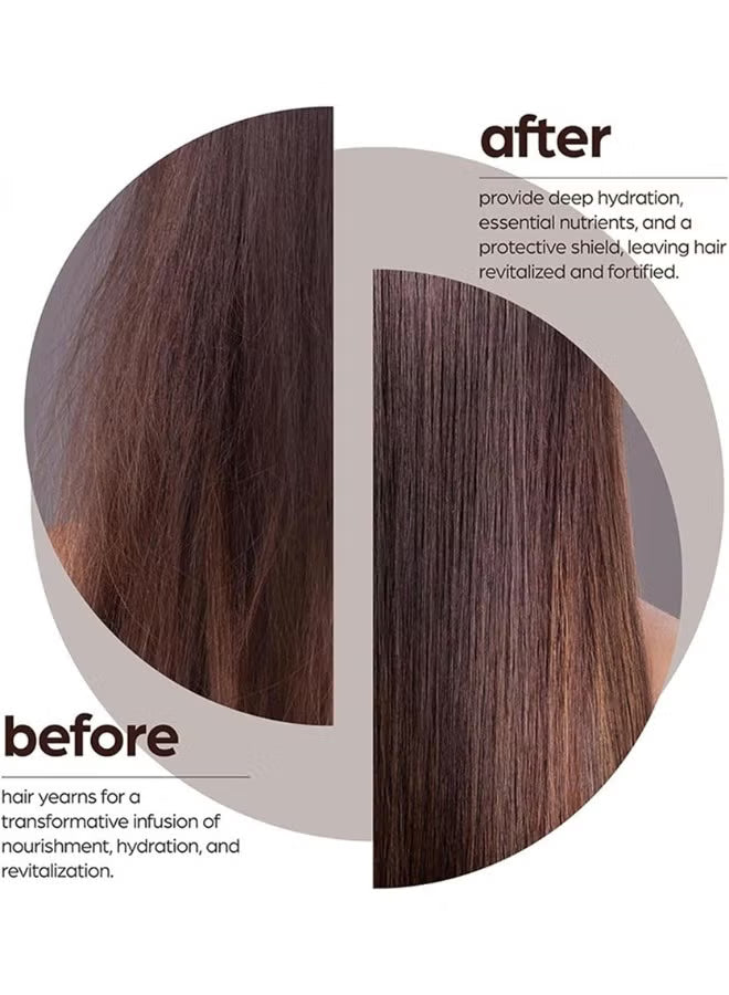 Karseell Collagen Hair Treatment Deep Repair Conditioning Argan Oil Collagen Hair Mask Essence For Dry Damaged Hair All Hair Types 16.90 Oz 500ml Maca power, Maca Essence repair Collagen For dry damaged hair
