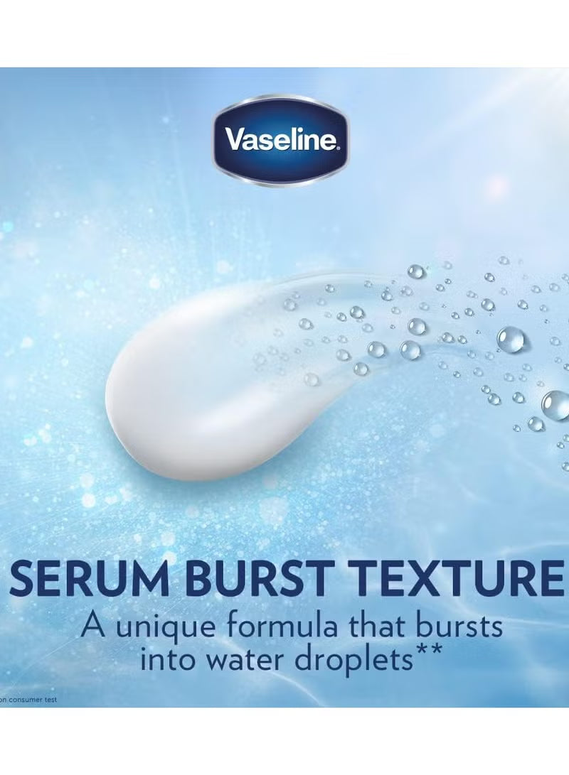 Vaseline Healthy Bright Gluta-Hya Serum Burst UV Lotion Flawless Glow 330ml MADE I N THAILAND