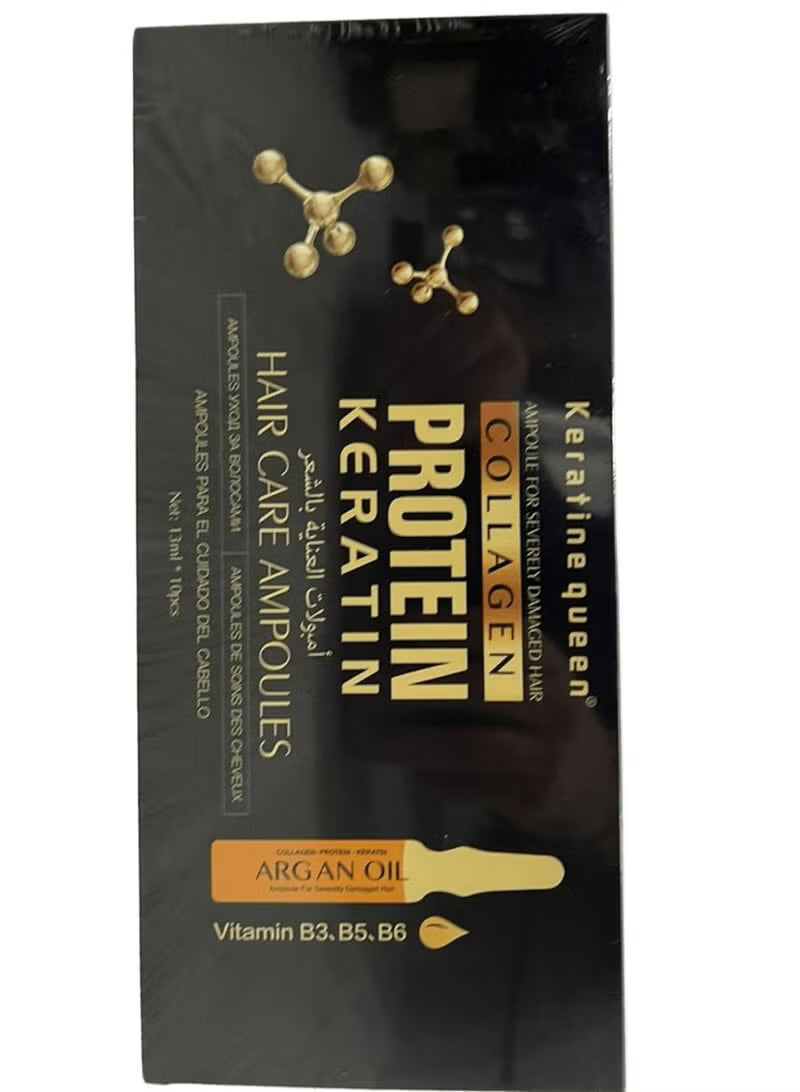 Hair Care Ampoules Collagen Protein Keratin 13ml - 10 Pieces