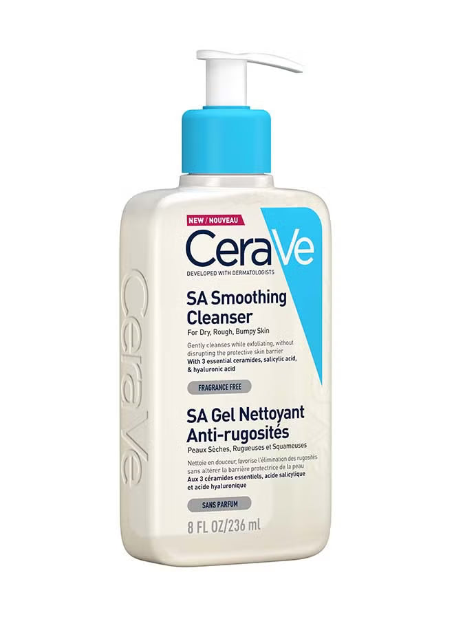 CeraVe SA Smoothing Cleanser For Dry, Rough And Bumpy Skin With Salicylic Acid 236ml