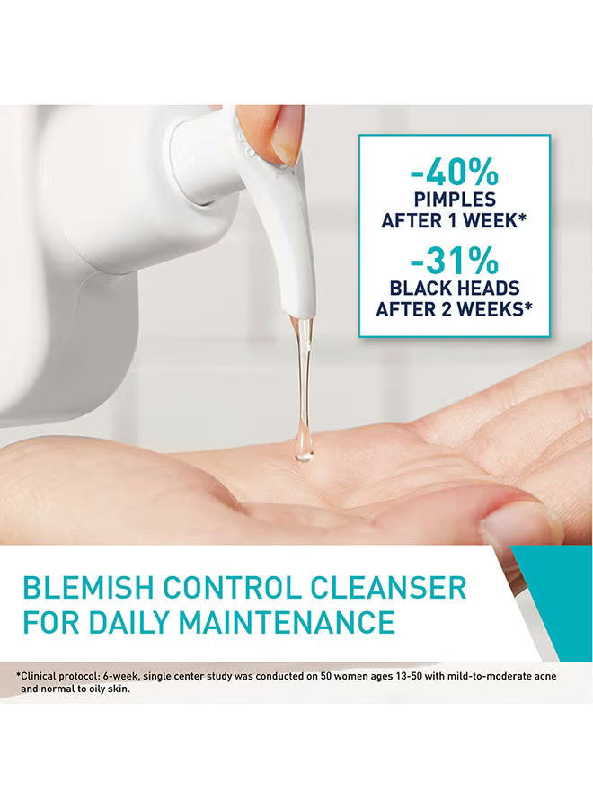 Cerave Blemish Control Cleanser Face Wash For Acne & Blemish Prone Skin With 3 Essential Ceramides, Salicylic Acid, & Niacinamide 236ml