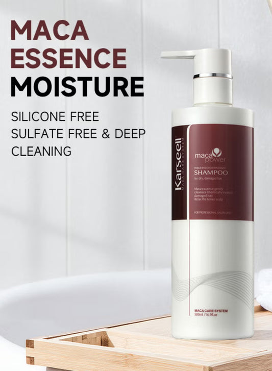 Karseell Argan Oil Shampoo for Deep Repair and Hydration – Nourishing Moroccan Argan Formula for Dry, Damaged, and Color-Treated Hair – 500ml