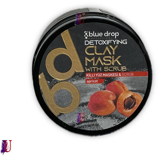 BLUE DROP CLAY MASK WITH SCRUB APRICOT (480ML)