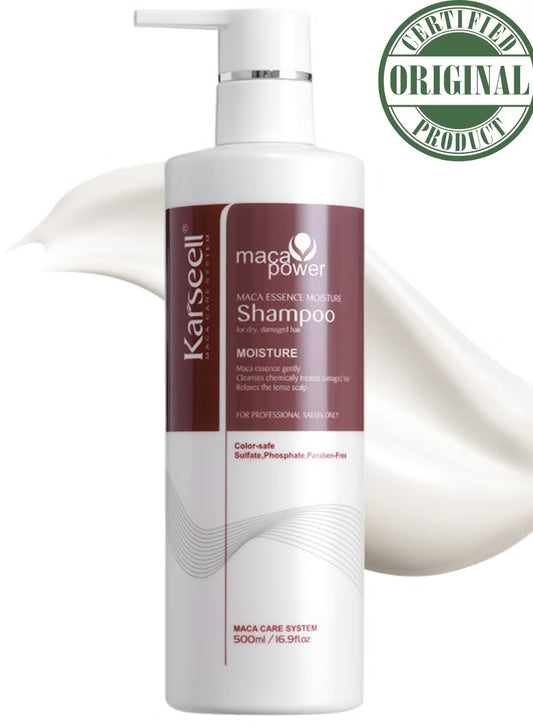 Karseell Argan Oil Shampoo for Deep Repair and Hydration – Nourishing Moroccan Argan Formula for Dry, Damaged, and Color-Treated Hair – 500ml